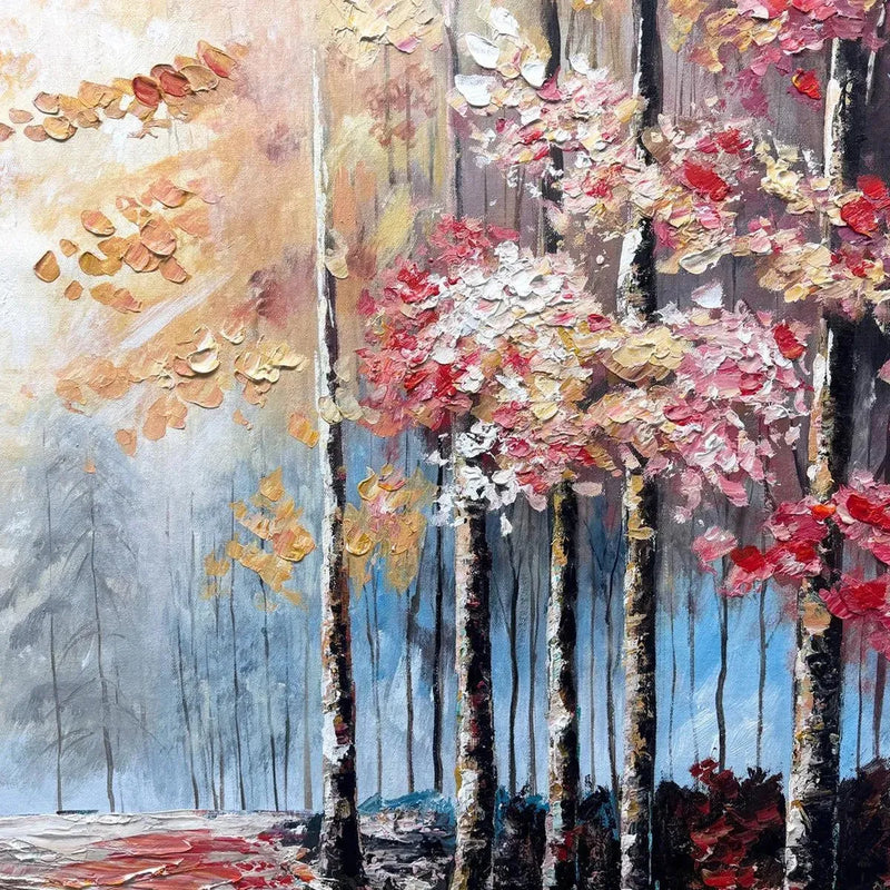 Autumn Landscape Textured Painting