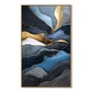 Blue and Gold Abstract Landscape #ART38