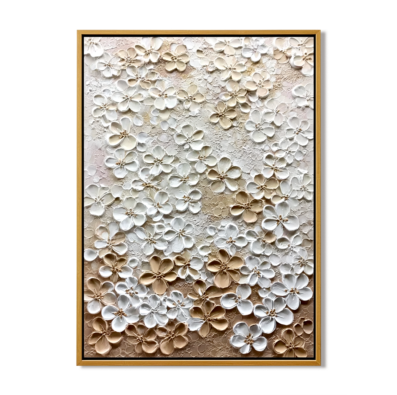 3D Floral Textured Painting #ART39