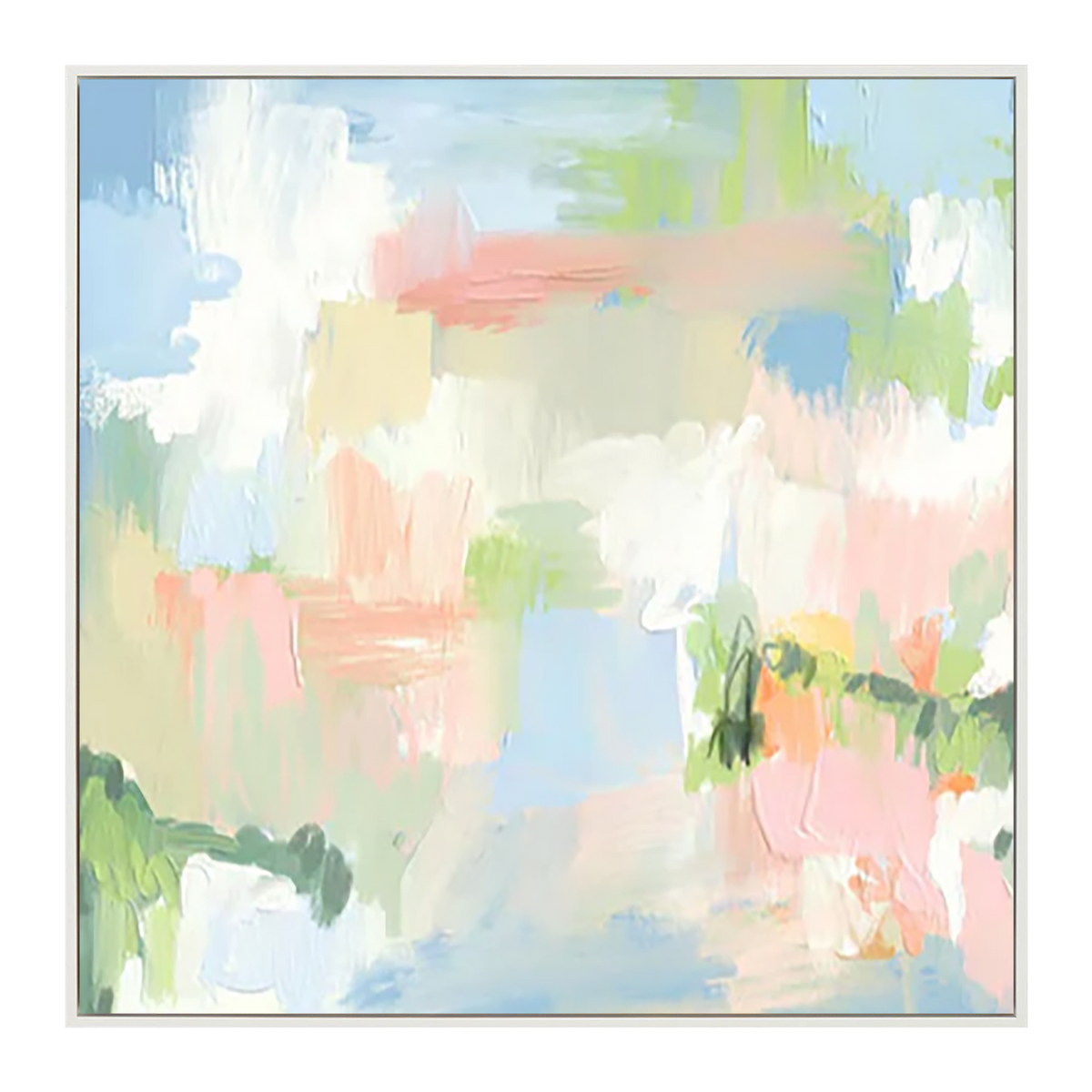 Spring Whispers Abstract Painting