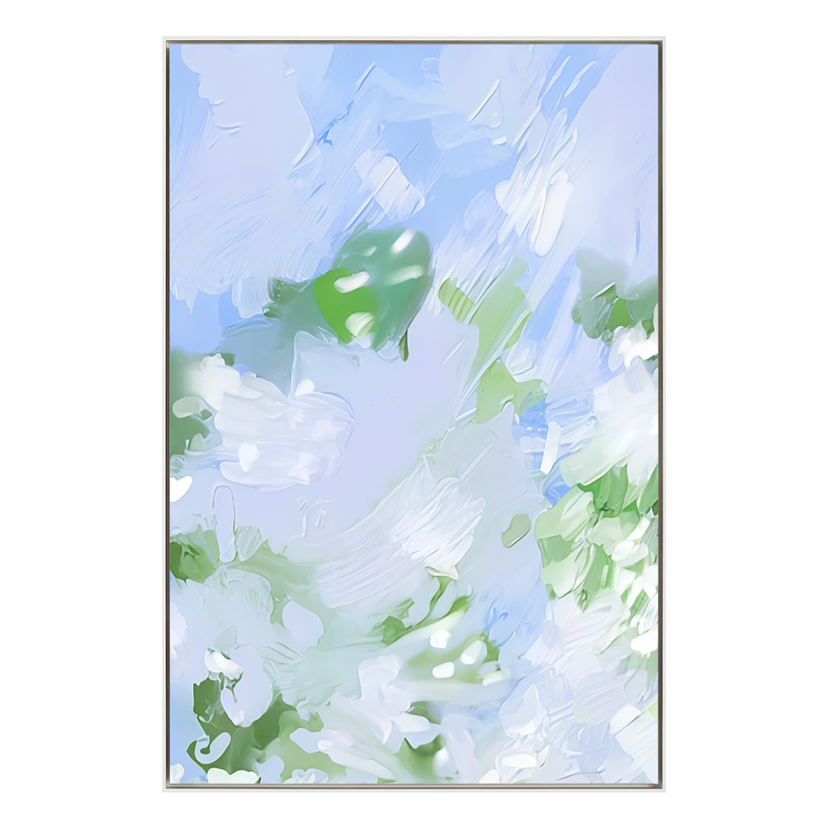 Blue Meadow Abstract Painting