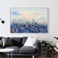 Azure Wind Meadow Abstract Painting