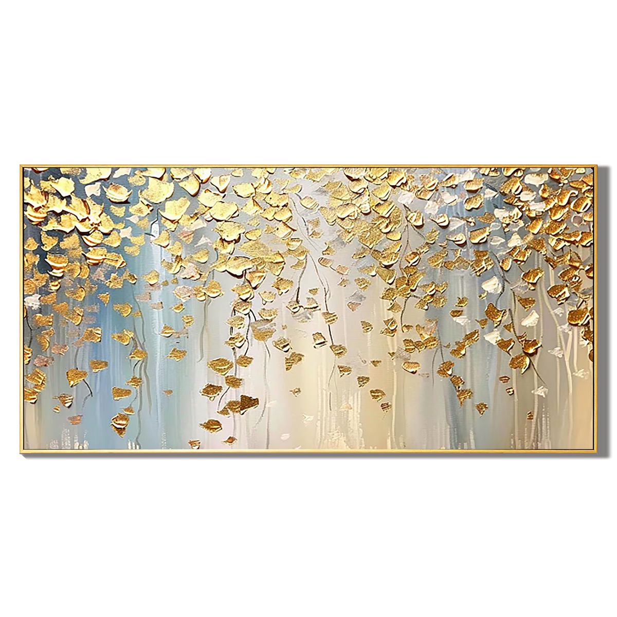 Sunlit Bough Yellow Blossom Painting