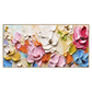 Bloom Symphony Textured Floral Painting