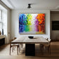 Prism Reflections Rainbow Abstract Painting