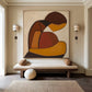 Cocoon Glow Ochre Figurative Painting