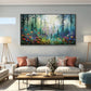 Whispering Woodland Garden Abstract Painting