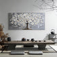 White Blossom Harmony Tree Painting