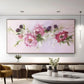 Blush Bloom Garden – Textured Floral Painting