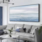 Silent Horizon Blue Seascape Painting