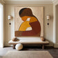 Quiet Embrace Earth-Tone Figurative Painting