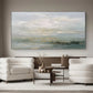 Soft Gold Horizon Abstract Painting