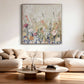 Meadow Blooms Textured Painting