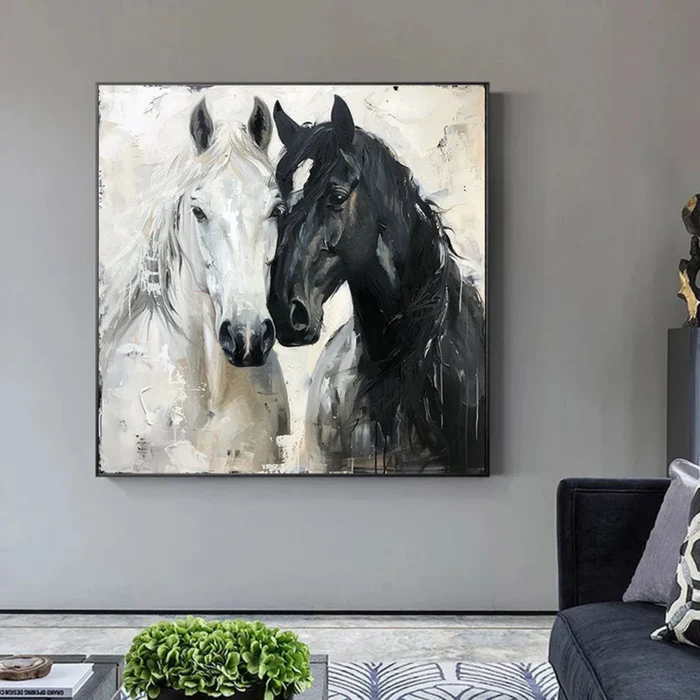 Harmony of Strength Horse Painting