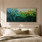 Emerald Mosaic Textured Abstract Painting #RIS2 (314)