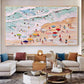 Pastel Waves-Summer Beach Painting