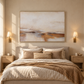Quiet Horizon Neutral Abstract Painting