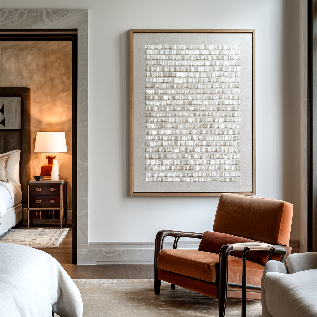 Minimalist Textured Abstract Painting #ART41