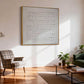 White Grid Textured Minimalist Painting