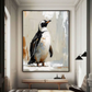 Arctic Noble Penguin Painting