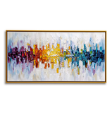 Abstract Cityscape Textured Painting #ART42