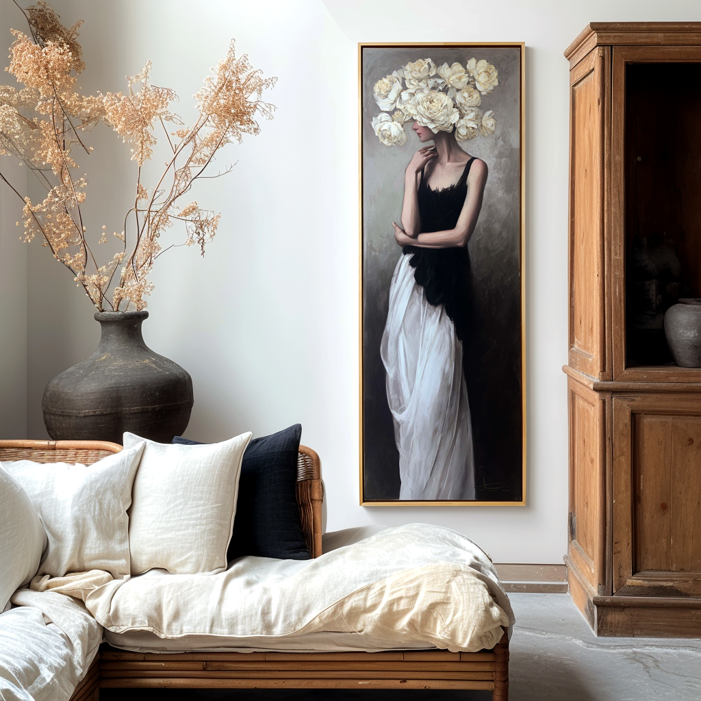 Figurative Woman Portrait Painting #ART43