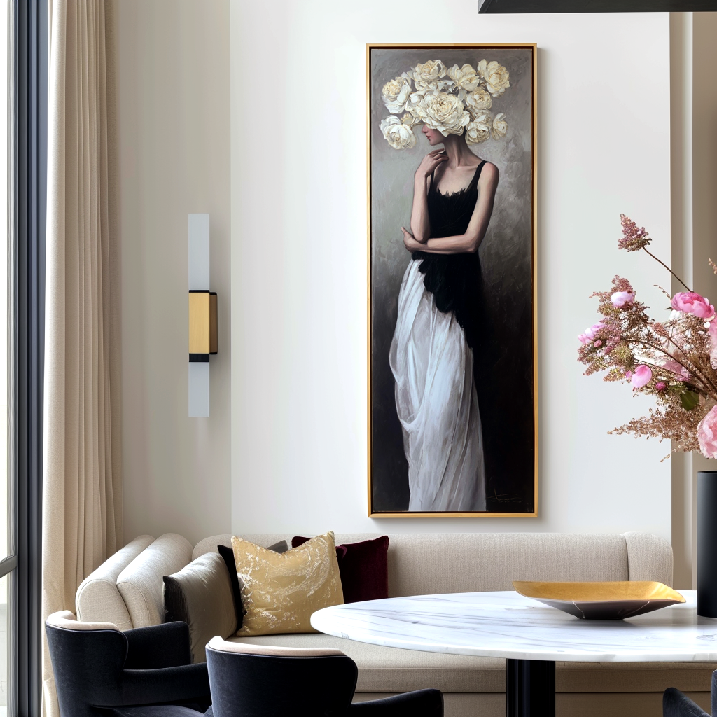 Figurative Woman Portrait Painting #ART43