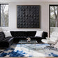 Charcoal 3D Dots Abstract Painting