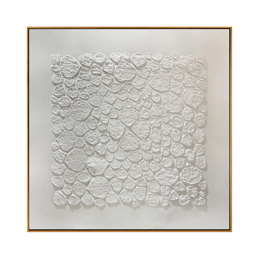 Pebble Textured Minimalist Painting