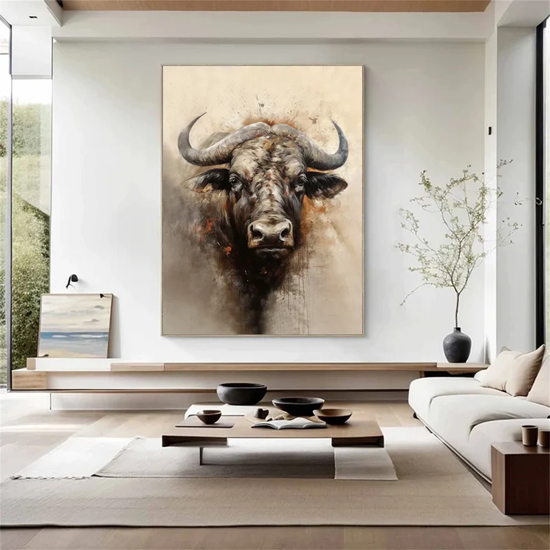 Ember Strength Bull Painting