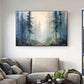 Whispering Blue Mist Forest Painting