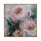 Blush Rose Impasto Floral Painting