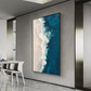 Ocean Whisper Coastal Abstract Painting