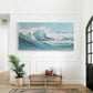 Azure Tide-Blue Textured Seascape