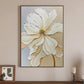 Soft Light White Petal Abstract Painting