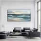 Azure Drift Coastal Seascape Painting