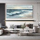 Ocean Serenity Waves – Coastal Seascape Painting
