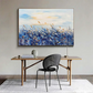 Azure Wind Meadow Abstract Painting