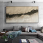 Sand Drift Beige Abstract Painting