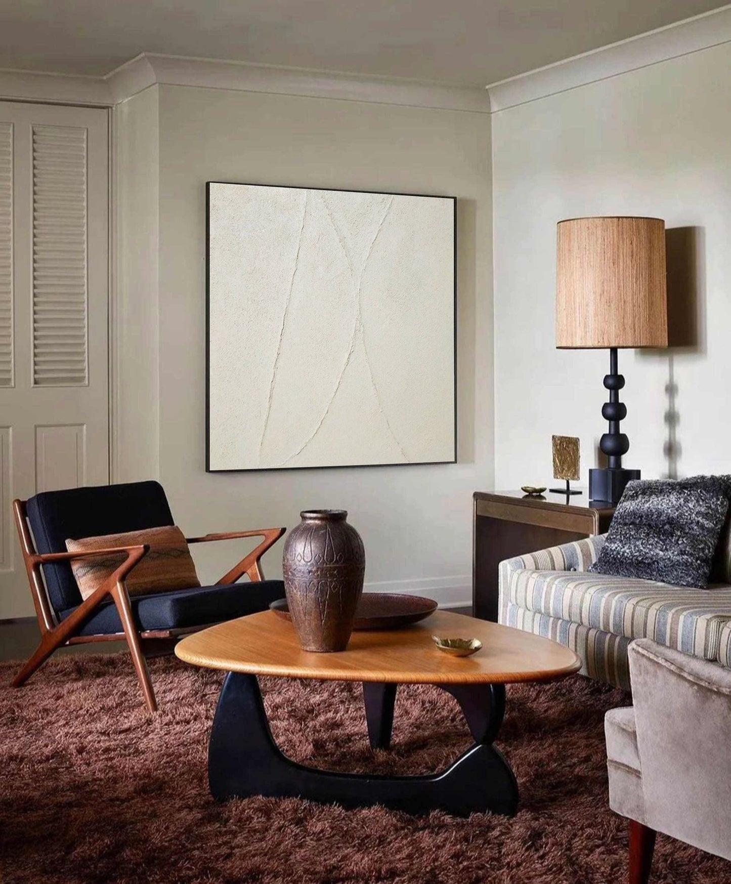 Soft Vein Calm Minimal Painting