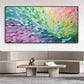Aurora Petal Wave Abstract Painting