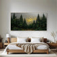 Enchanted Forest Gold Glow – Textured Landscape Painting
