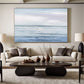 Silent Horizon Blue Seascape Painting