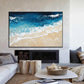 Deep Blue Coast Seascape Painting