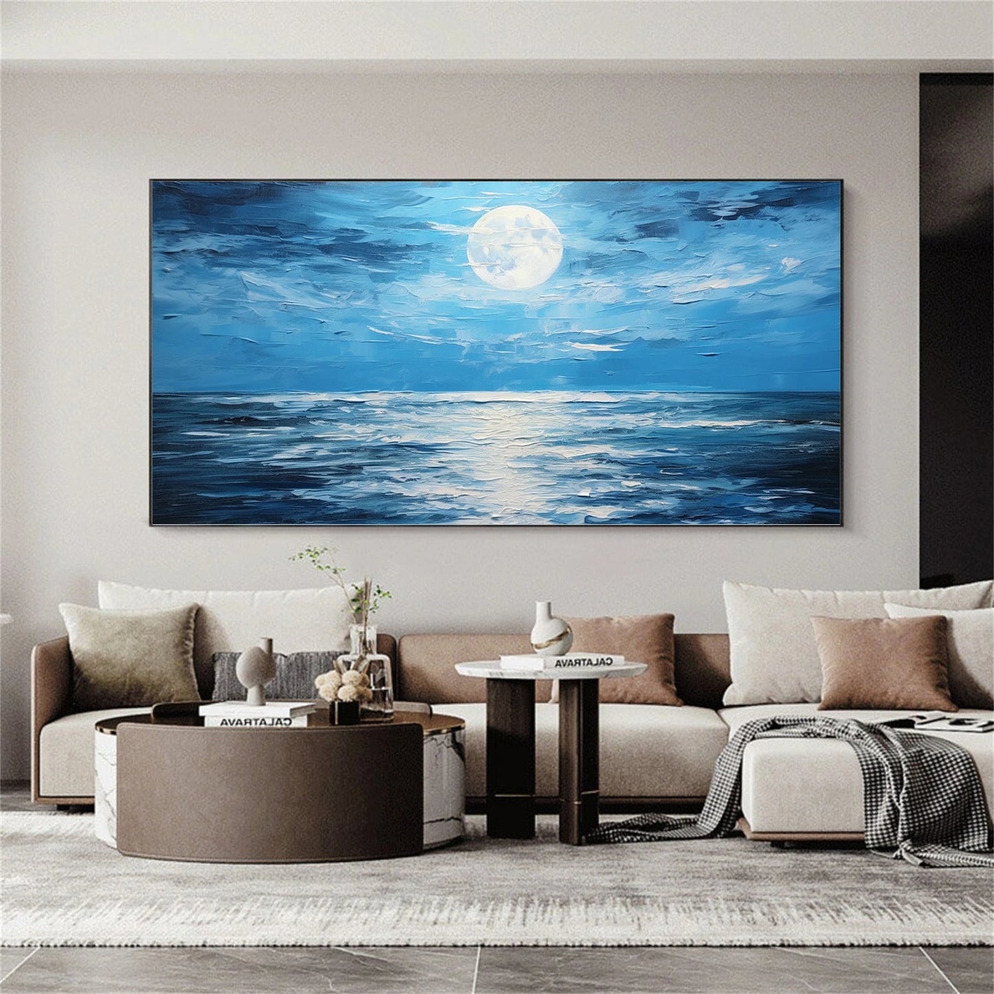 Ocean Abstract Painting