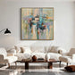 Ethereal Pastel Mosaic Abstract Painting