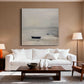 Still Shore Boat Landscape Painting