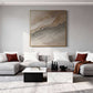 Dune Wave Neutral Abstract Painting
