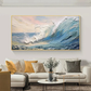 Ocean Energy Textured Painting