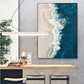 Ocean Whisper Coastal Abstract Painting